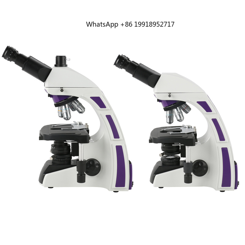 Medical Lab Video - 1000X LAB Medizinisches Biologisches Mikroskop Achromatisches